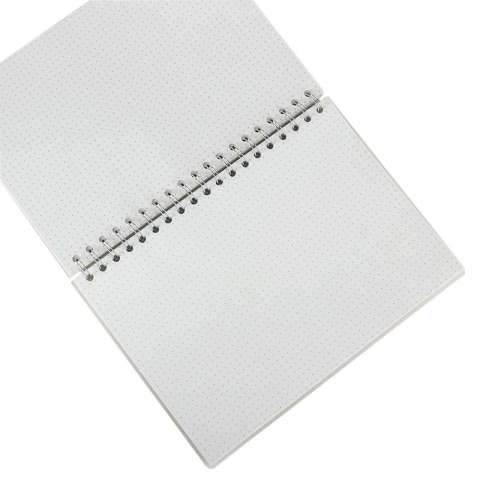 FSC certificated notebook spiral a5 dot lined 180 pages note book spiral bind notebook with PP cover