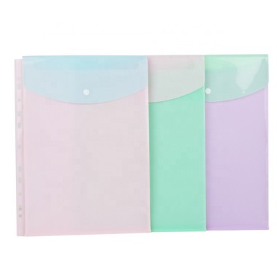 Custom School File Folder Pp Safety Material A4 File Folder Folders With Pockets